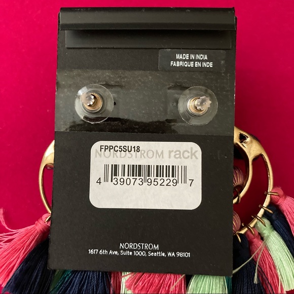 Earrings free press/Gold Tone/Multiple Colors/Brand New/Nickel free - Picture 4 of 4